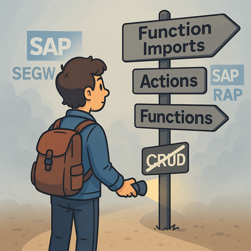 SAP SEGW vs RAP vs CAP : Tirer le meilleur parti des fonction imports, des actions et des fonctions (Partie 2)